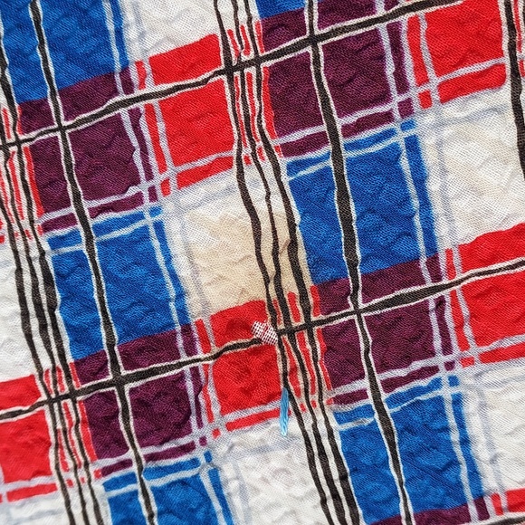 Vintage Handmade Quilt By Grandma Vintage Material Star Burst Design XLG - Picture 9 of 10